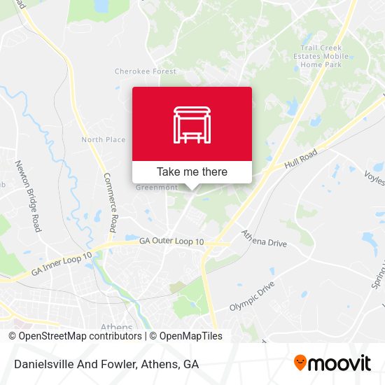 Mapa de Danielsville And Fowler