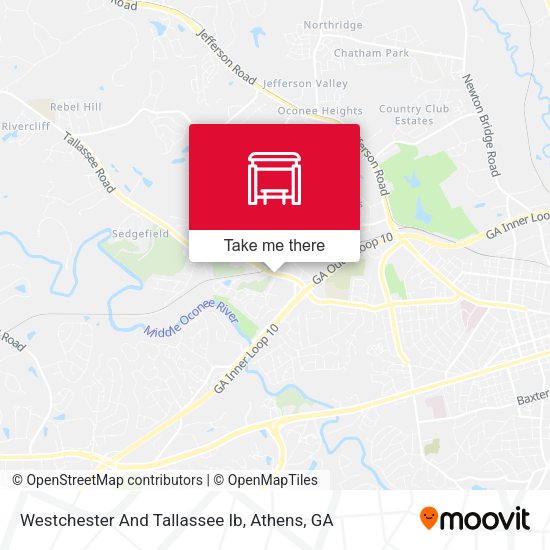 Westchester And Tallassee Ib map