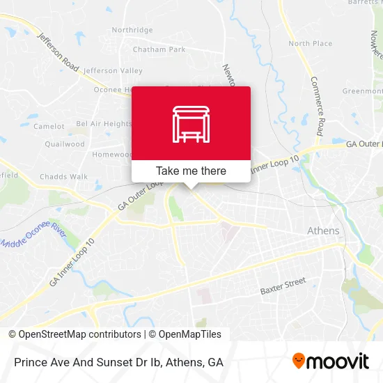 Mapa de Prince Ave And Sunset Dr Ib