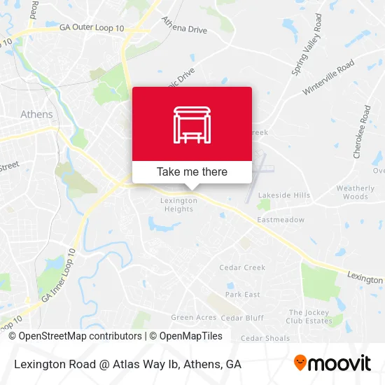 Mapa de Lexington Road @ Atlas Way Ib