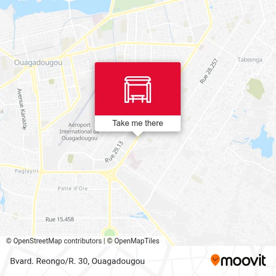 Bvard. Reongo/R. 30 map