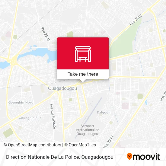Direction Nationale De La Police map