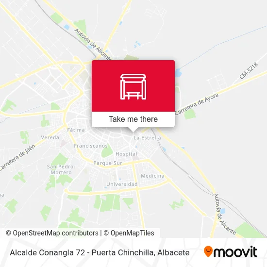 Alcalde Conangla 72 - Puerta Chinchilla map