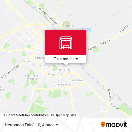Hermanos Falcó 10 map