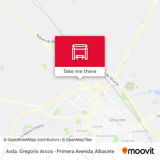 Avda. Gregorio Arcos - Primera Avenida map