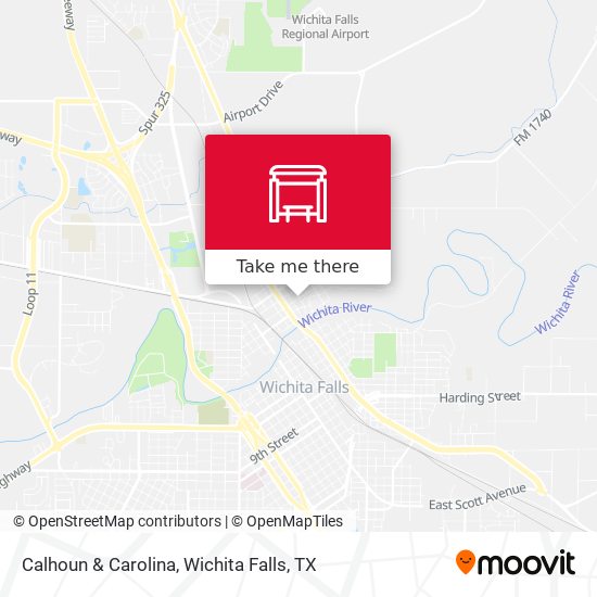 Mapa de Calhoun & Carolina
