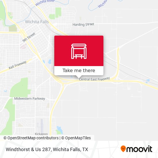 Windthorst & Us 287 map