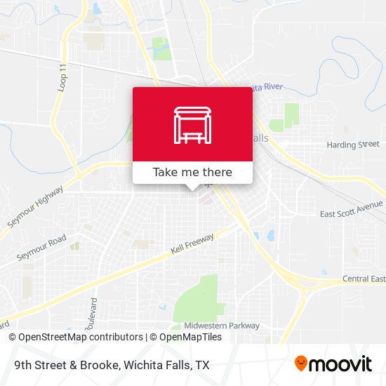 9th Street & Brooke map