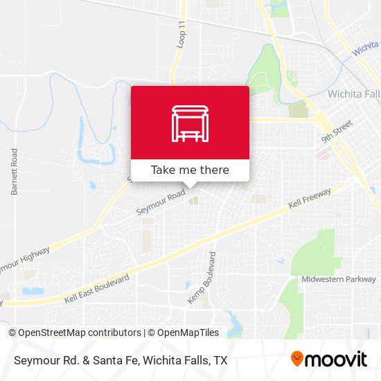 Seymour Rd. & Santa Fe map