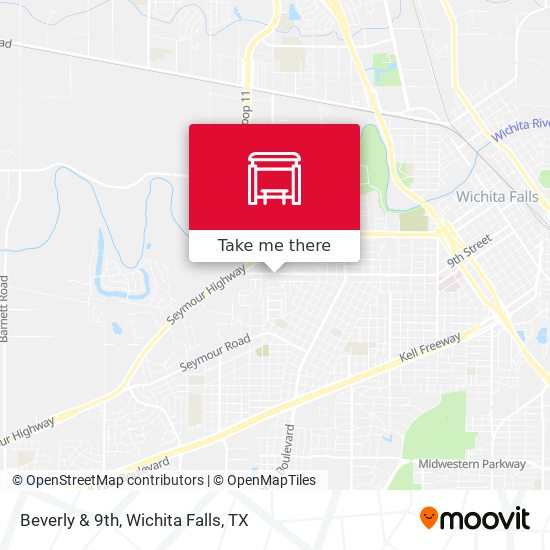 Beverly & 9th map