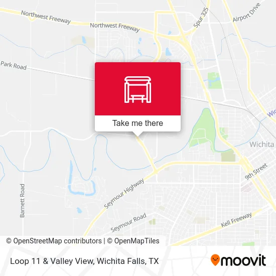 Loop 11 & Valley View map