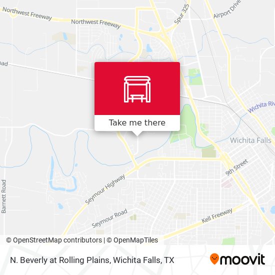 Mapa de N. Beverly at Rolling Plains