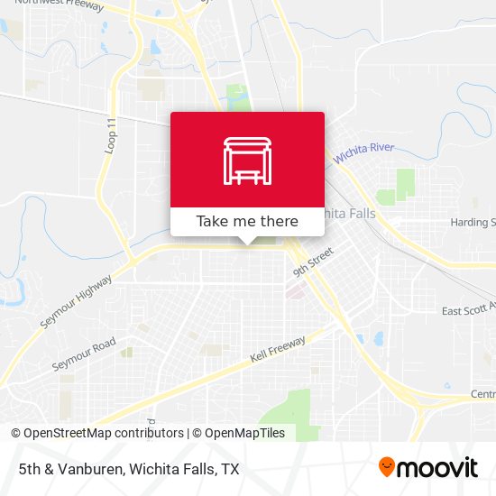 Mapa de 5th & Vanburen