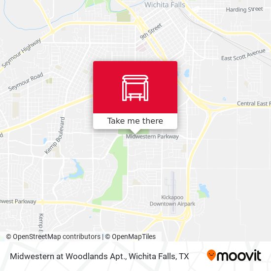Midwestern at Woodlands Apt. map