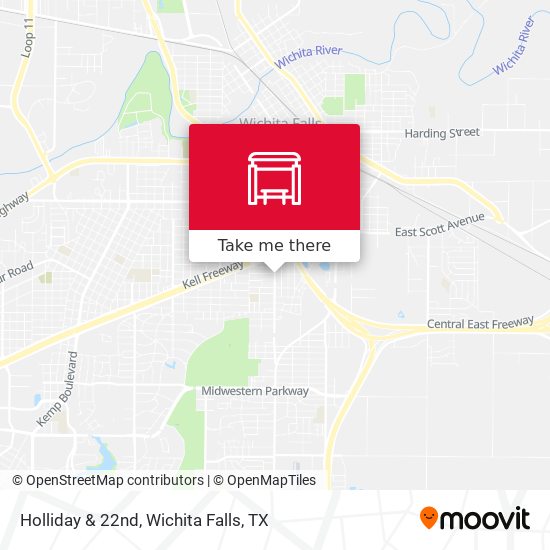 Mapa de Holliday & 22nd
