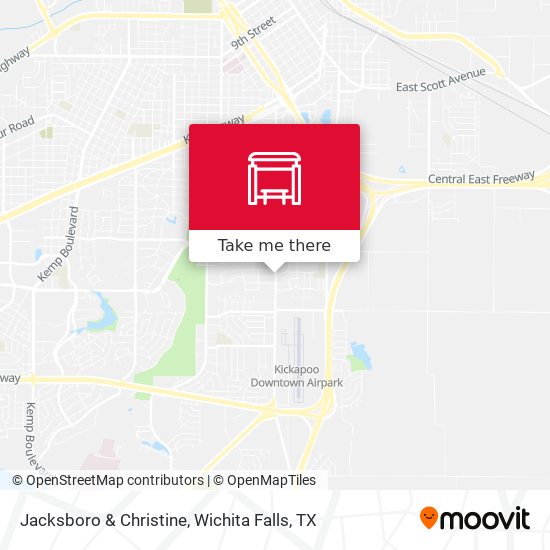 Mapa de Jacksboro & Christine