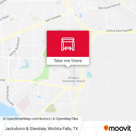 Jacksboro & Glendale map