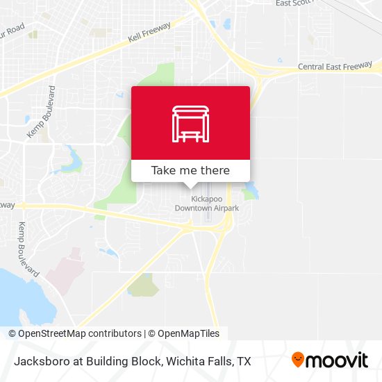 Mapa de Jacksboro at Building Block