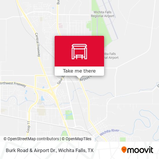 Mapa de Burk Road & Airport Dr.