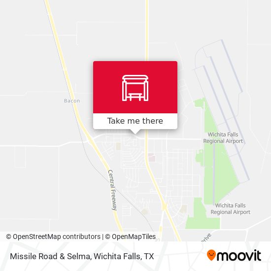 Missile Road & Selma map