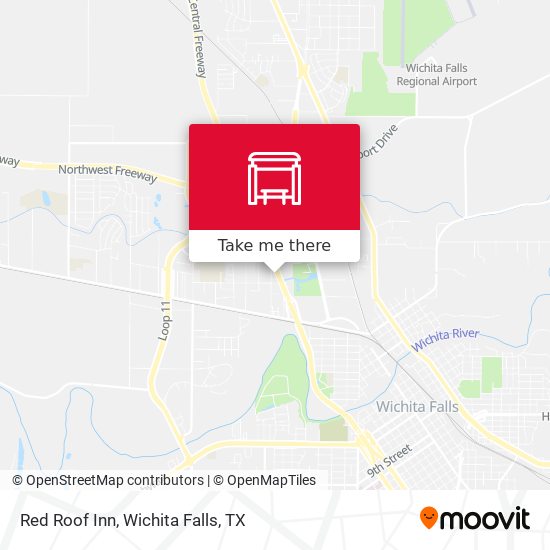 Mapa de Red Roof Inn