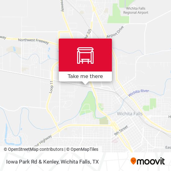 Mapa de Iowa Park Rd & Kenley
