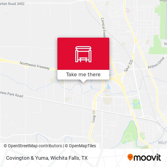 Covington & Yuma map