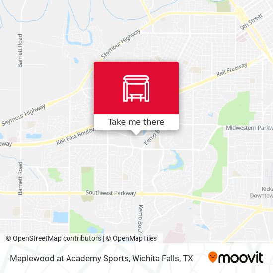 Maplewood at Academy Sports map