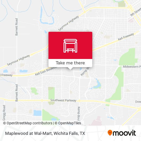 Maplewood at Wal-Mart map