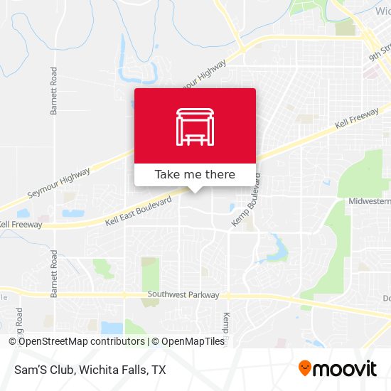 How to get to Sam'S Club in Wichita Falls by Bus?