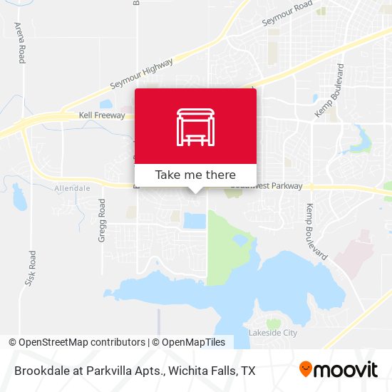 Brookdale at Parkvilla Apts. map