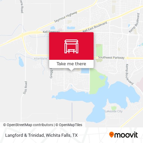 Langford & Trinidad map