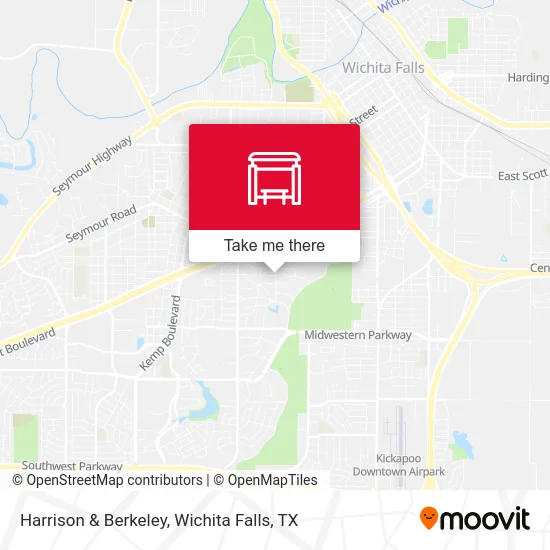 Harrison & Berkeley map