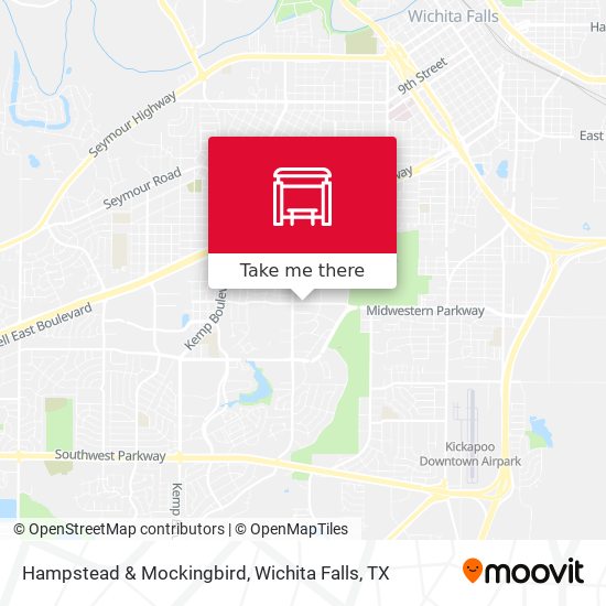 Hampstead & Mockingbird map