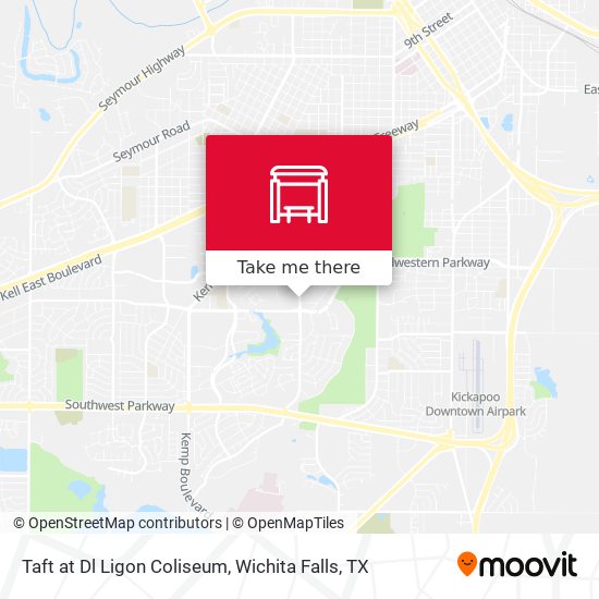 Mapa de Taft at Dl Ligon Coliseum