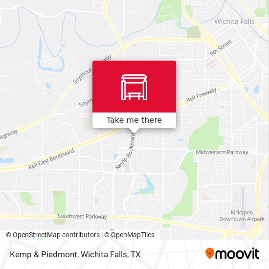 Kemp & Piedmont map