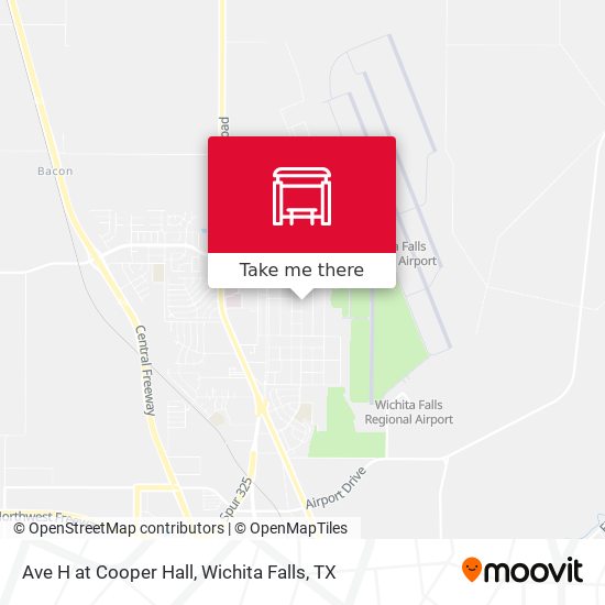 Ave H at Cooper Hall map