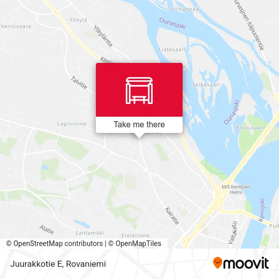 Juurakkotie E map