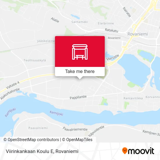 Viirinkangas School South map