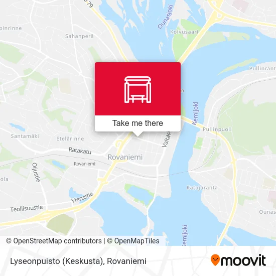 Lyseonpuisto (City Center) map