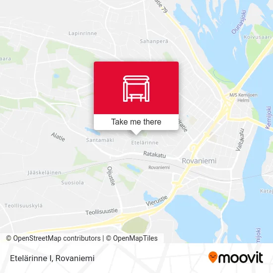 Etelärinne East map