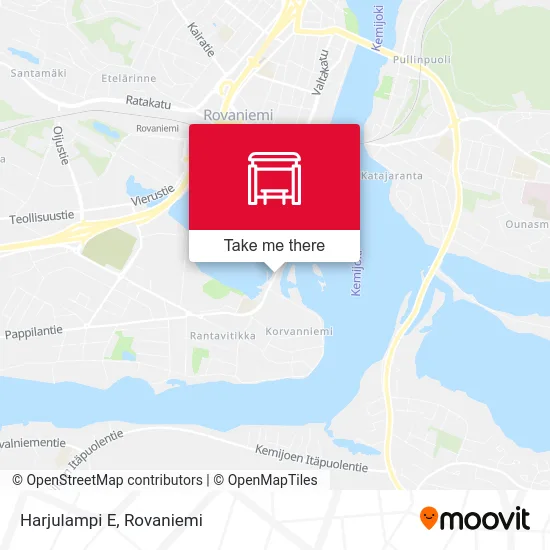 Harjulampi South map