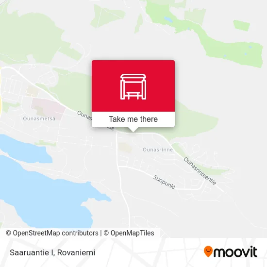 Saarua Road East map