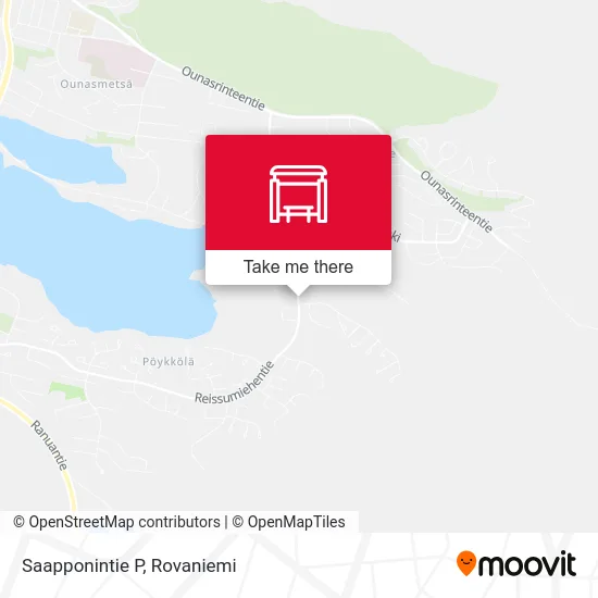 Saapponintie North map