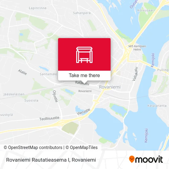 Rovaniemi Railway Station E map