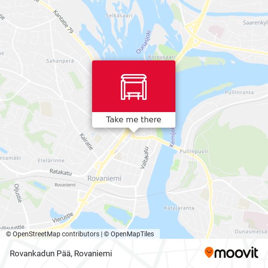 Rovankadun Pää map