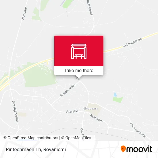 Rinteenmäki Junction map