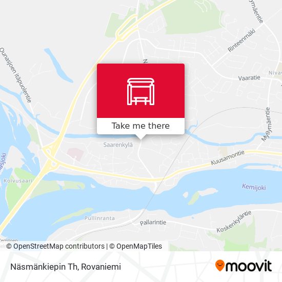 Näsmänkiepin Th map