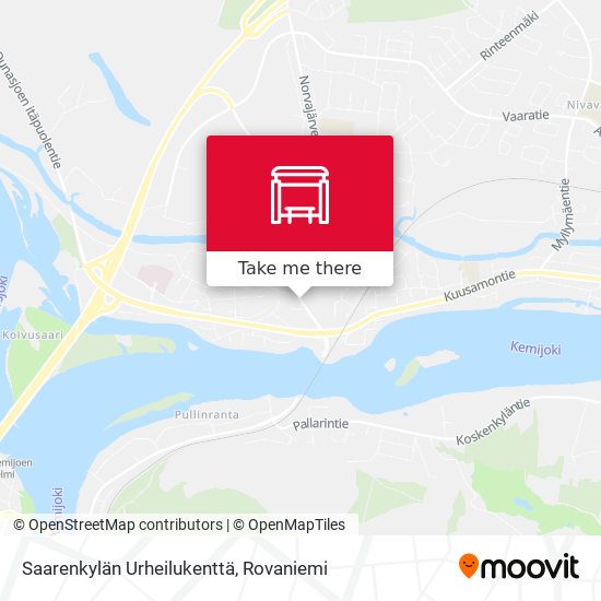 Saarenkylän Urheilukenttä map