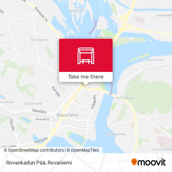 Rovankadun Pää map